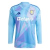 Conjunto (Camiseta+Pantalón Corto) Portero Manga Larga Aston Villa 2024-25 Azul - Niño